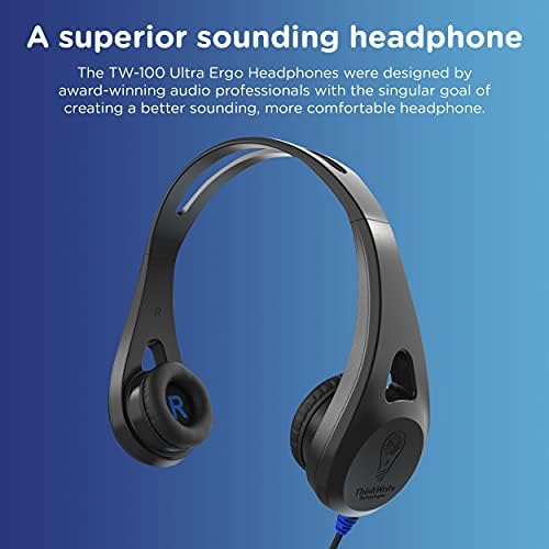 ThinkWrite Technologies / TWT Audio Ergo, TW100 | אוזניות הפחתת רעש על האוזן הפרימיום